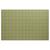 Blockdruckpalme auf Wicker-Hintergrund Stoff (Yard (91,4 cm))