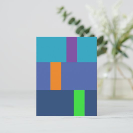 Blöcke 1 postkarte (Stehend Vorderseite)