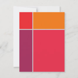 Blöcke 2 Geometrische Postkarte