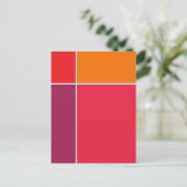 Blöcke 2 Geometrische Postkarte (Stehend Vorderseite)