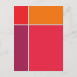 Blöcke 2 Geometrische Postkarte