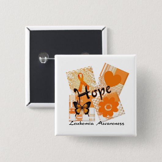 Blöcke der Hoffnung Button (Vorne & Hinten)