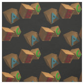 Blöcke des Alphabet-3D Stoff (Muster)