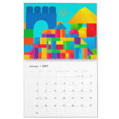 Blöcke des Jahres Kalender (Jan 2027)