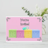 Blöcke Einladung (Stehend Vorderseite)