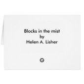 Blöcke im Nebel (Rückseite Horizontal)