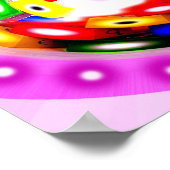 Blöcke in einer Blase Poster (Ecke)