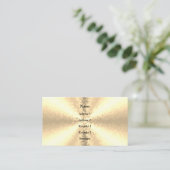 Blöcke in Gold, 3D Regenbogen Visitenkarte (Stehend Vorderseite)