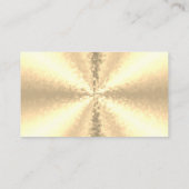 Blöcke in Gold, 3D Regenbogen Visitenkarte (Rückseite)
