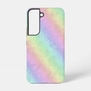 Blöcke in Pastellfarben 3D-Regenbogenkunst Samsung Galaxy Hülle