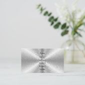 Blöcke in Silver, 3D Regenbogen Visitenkarte (Stehend Vorderseite)