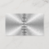 Blöcke in Silver, 3D Regenbogen Visitenkarte (Vorderseite)