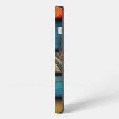 Blöcke iPhone Hülle (Linke Seite)