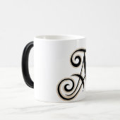 Blöcke mit weißen Buchstaben A Verwandlungstasse (Vorderseite Links)