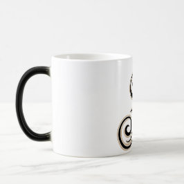 Blöcke mit weißen Buchstaben A Verwandlungstasse