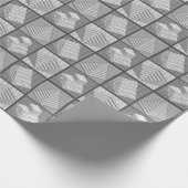 Blöcke Puzzle Wrapping Papier Geschenkpapier (Ecke)