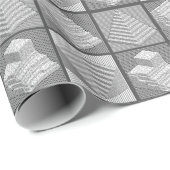 Blöcke Puzzle Wrapping Papier Geschenkpapier (Rolleneckpunkt)