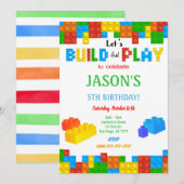 Blockeinladung Einladung (Vorne/Hinten)