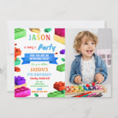 Blockeinladung von Fotos Einladung (Vorderseite)