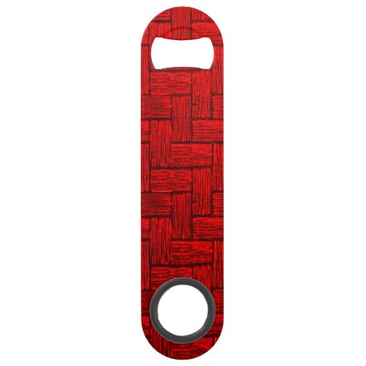 Blocker roter Flaschenöffner (Vorderseite)