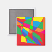Blockfarbenart Magnet (Vorderseite/Rückseite)