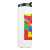 Blockfarbenart Thermosbecher (Nach links gedreht)