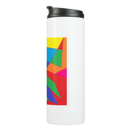 Blockfarbenart Thermosbecher (Nach rechts gedreht)