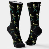 Blockflötenspielender Stockmann Socken (Gewinkelt)