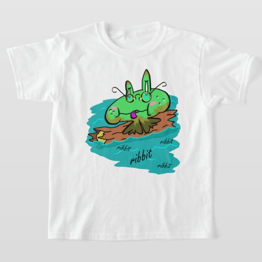 Blockfrosch Ribbit 1 k T-Shirt (Ablage )