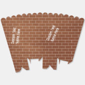 Blockgehäuse mit benutzerdefiniertem Text Geschenkschachtel (Ungeklappt)