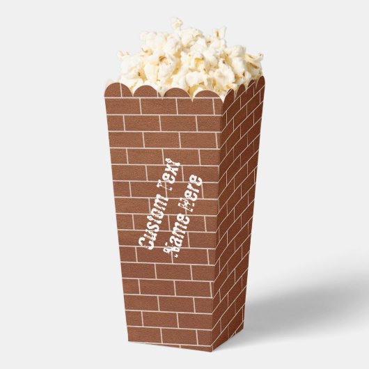 Blockgehäuse mit benutzerdefiniertem Text Geschenkschachtel (Geplatzt)