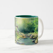 BLOCKHAUS durch SHARON SHARPE Zweifarbige Tasse (VorderseiteRechts)