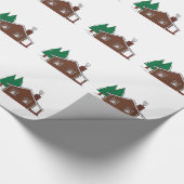 Blockhaus Geschenkpapier (Ecke)