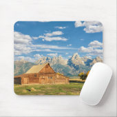 Blockhaus nahe Gebirgszug Mousepad (Mit Mouse)