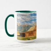 Blockhaus nahe Gebirgszug Tasse (Links)
