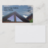 Blockhaus Visitenkarte (Vorne/Hinten)