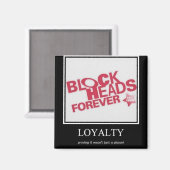 Blockhead Magnet (Vorderseite/Rückseite)