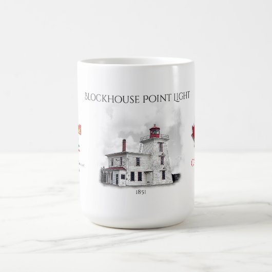 Blockhouse Point Light - Prince Edward Island Kaffeetasse (Mittel)