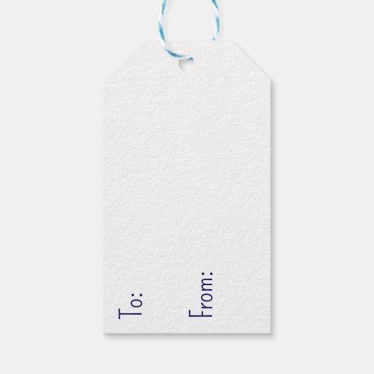 Blockhütte am Heiligabend von und nach Weihnachten Geschenkanhänger (Rückseite)