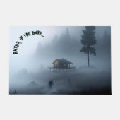 Blockhütte am Spuk See Fußmatte (Vorderseite)