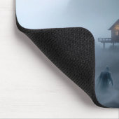 Blockhütte am Spuk See Mousepad (Ecke)