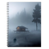 Blockhütte am Spuk See Notizblock (Vorderseite)