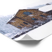 Blockhütte Poster (Ecke)