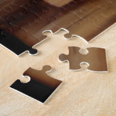 Blockhüttenfenster Puzzle (Seite)