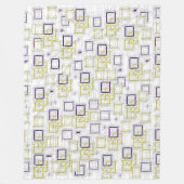 Blockierabmessungen Fleecedecke (Vorderseite)