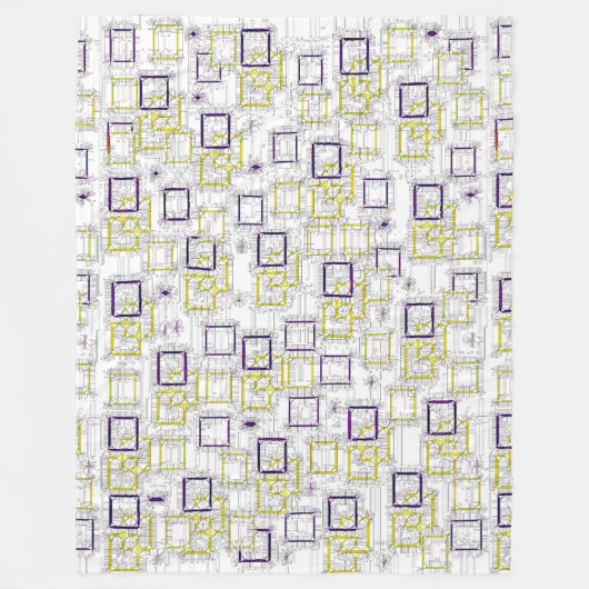 Blockierabmessungen Fleecedecke (Vorderseite)