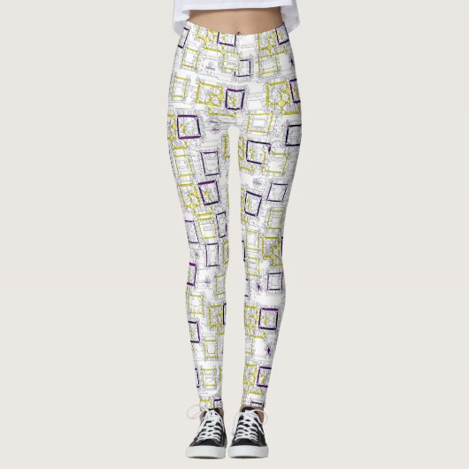 Blockierabmessungen Leggings (Vorderseite)