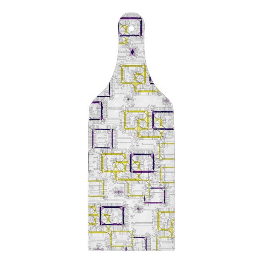 Blockierabmessungen Schneidebrett (Vorderseite)