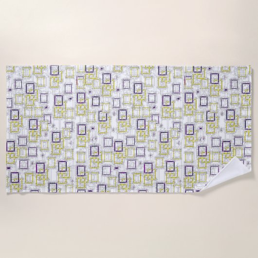 Blockierabmessungen Strandtuch (Vorderseite)