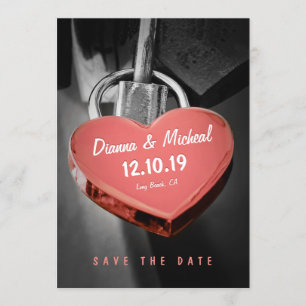 Blockieren der kreativen Herzform Liebe Save the D Date